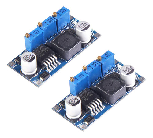 Pack Hiletgo 2pcs Lm2596 Mdulo De Potencia Ajustable 3a