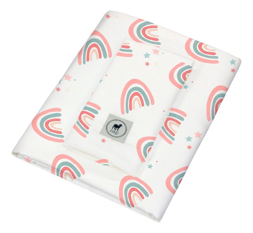 Juego De Sábanas Arcoiris ¡nap! Cuna 70x 130cm 100% Algodón Diseño De La Tela Arcoiris Love