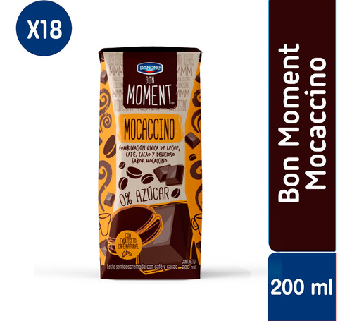 Pack 18 - Bon Moment Moccaccino 200 Ml