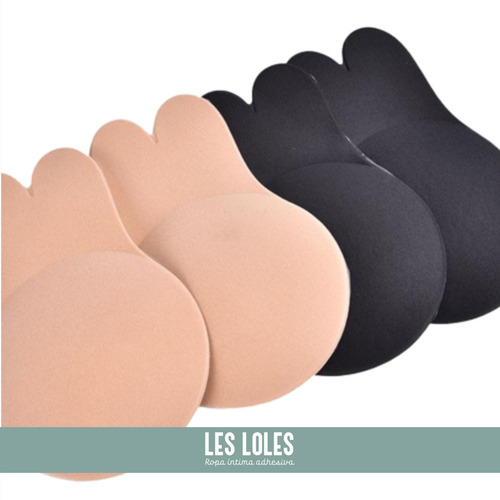 Imagen 3 de 9 de Combo Corpiño Conejito Talles S A Xxl + Pezoneras, Les Loles