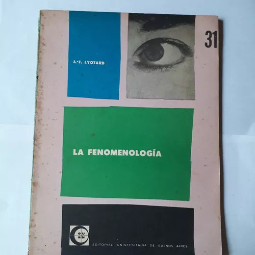 La Fenomenología Jean-francois Lyotard