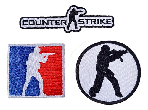 Parches Bordados Termoadhesivos: Counter Strike X 3