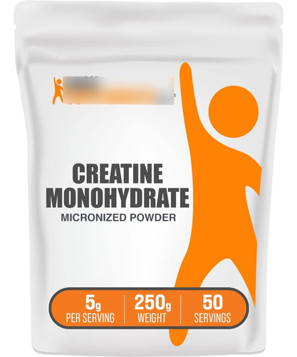 Creatina Monohidratada En Polvo 250gr 50 Servicios