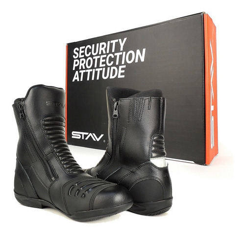 Imagen 2 de 7 de Botas Stav Core Baja Touring Cuero Impermeable Cts
