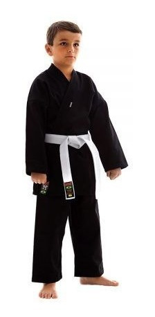 Kimono Karate Hapkido Ninjutsu Start - Preto Infantil Shiroi