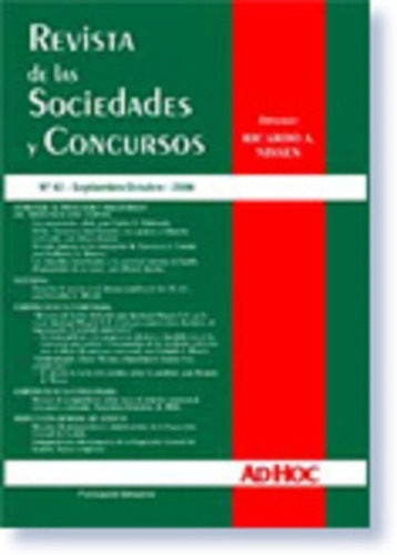 Revista De Las Sociedades Y Concursos N° 41 - Nissen