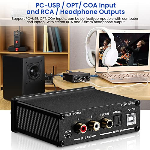 Amplificador De Auriculares Dac-a2 Aiyima Con Control De