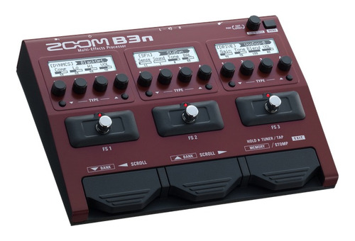 Zoom B3 Pedalera Multi Efecto Bajo Simulador Amps Xlr Out