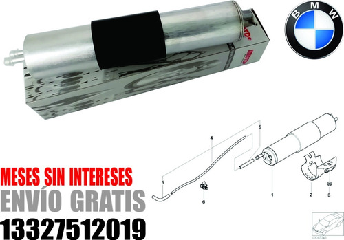 Filtro Gasolina Smidtd C/válvula Presión Bmw 320i 2003 2.2l