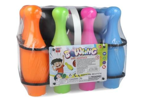  Bowling Plástico 30 X 23 Cm Set Infantil 