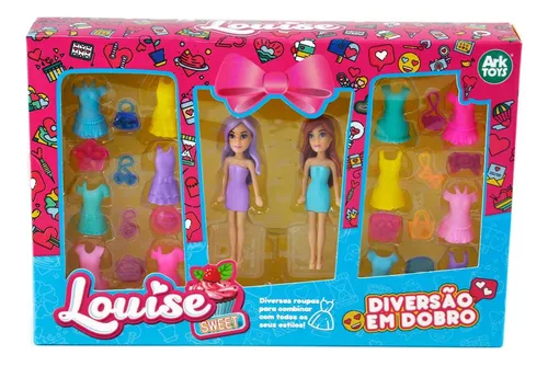 Boneca Troca de Roupa com Acessórios - Boneca Troca de Roupa com Acessórios  - CALANI