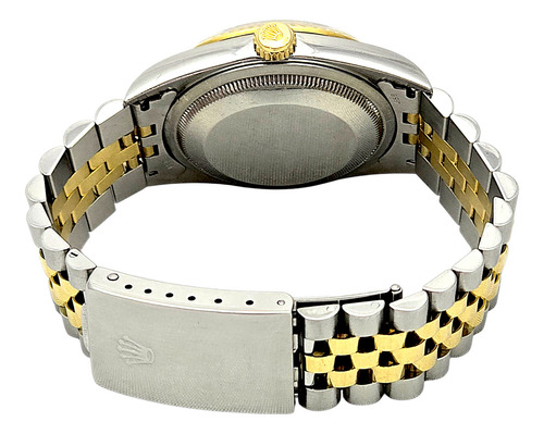 Relógio Rolex Datejust Aço Ouro 18k Jubilée 36 Relojoaria Bh Aço Inoxidável E Ouro Amarelo 18k Ouro 18k Aço Inoxidável (Usado)