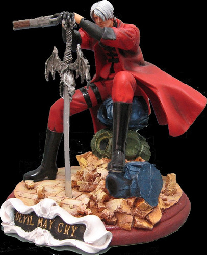 Devil May Cry Dmc Dante Virgil Estatuilla Figura De Resina