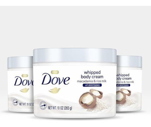 Dove Crema Corporal Batida Hidratante Para Piel Seca De Maca