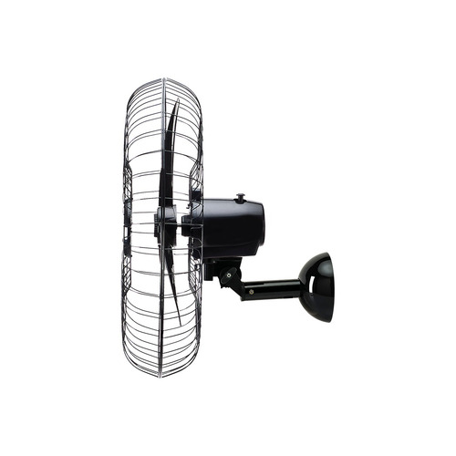 Ventilador de parede Ventisol Comercial preto com 3 pás de plástico, 60 cm de diâmetro 127 V/220 V
