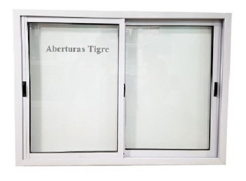 Ventanas Aluminio Blanco 240x150 Vidrio Entero 4mm