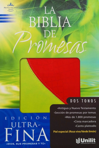 Biblia Reina Valera 1960 Ultra Fina De Promesas Compacta