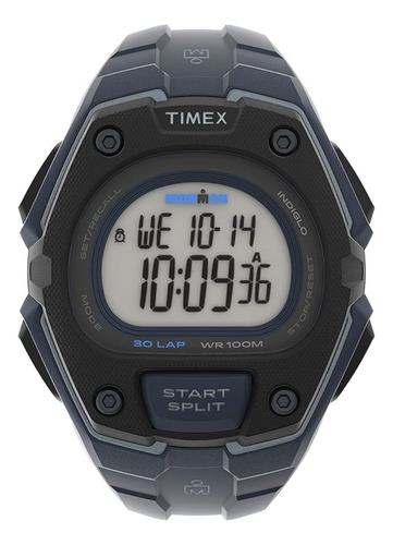 Reloj digital Timex Tw5m48400, correa de color azul
