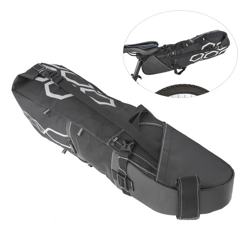 Bolsa Trasera De Poliéster Para Bicicleta, Sillín De Montaña