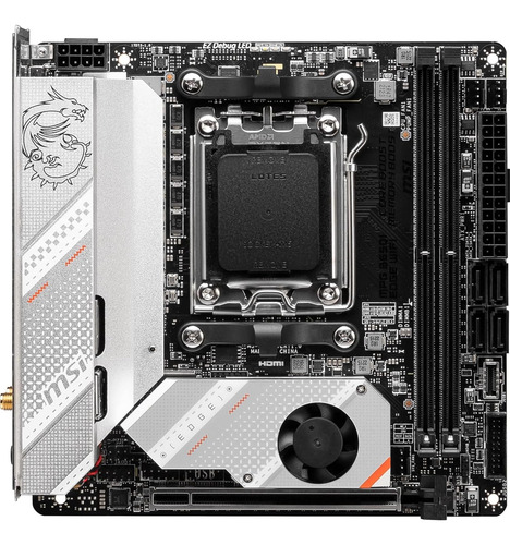 Placa Madre B650i Edge Wifi, Am5, Mini-itx, Ddr4, Bluetooth