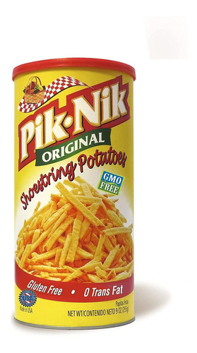 Pik-nik Shoestring Patatoes, 9 Onzas (paquete De 3), Origina