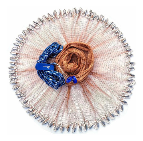 Drasry Saltwater Cast Net For Bait Trap Fish Throw Size