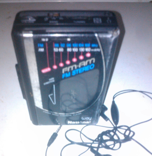 Imagen 1 de 2 de Walkman Radio Am Fm National Panasonic Usado