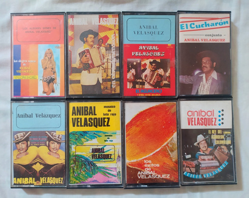 Combo De 8 Cassette De Aníbal Velásquez # De Colección