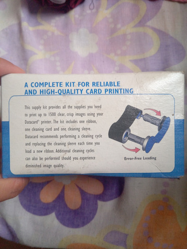 Datacard Cinta Para Imprimir Carnet Negro 1.500 Impresiones