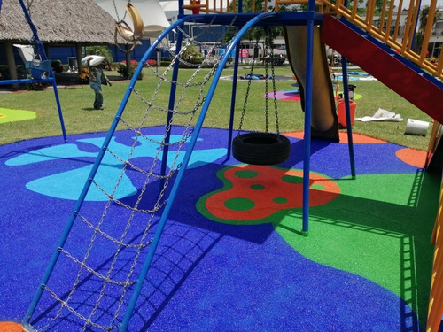 Caucho Epdm, Piso Continúo De Caucho, Piso Amortiguante Fle