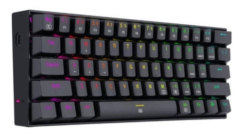 Teclado Gamer Redragon K630rgb Dragonborn Sw Red Teclado Negro Idioma Inglés Us