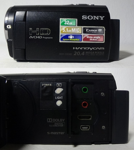 Filmadora Sony Hdr-cx580 Hdmi Limpa