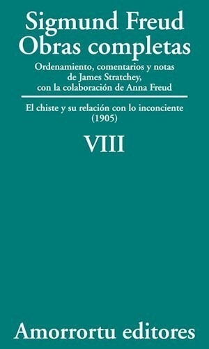Obras Completas Tomo Viii - Freud Sigmund (libro) - Nuevo