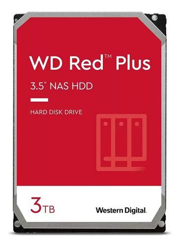 Hd 3tb Interno Western Digital Red Nas Backup Wd30efzx Sata3 Cor Vermelho Vermelho