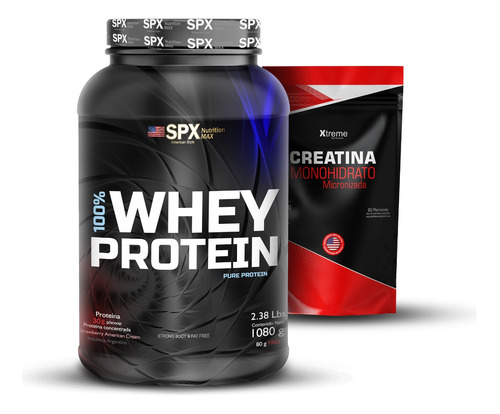 Whey Protein 100% Spx 1080 Gr + Creatina Pura Monohidrato