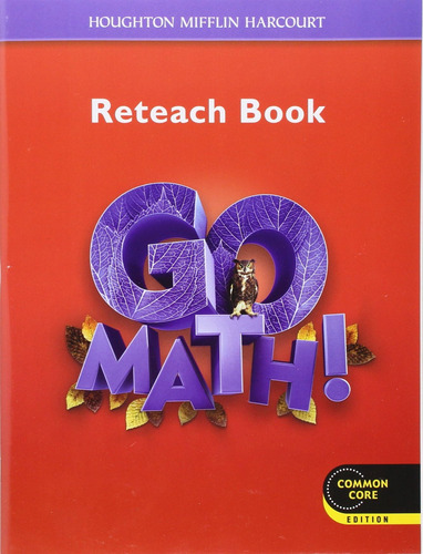 Libro: Go Math! Reteach Book, Grade 6