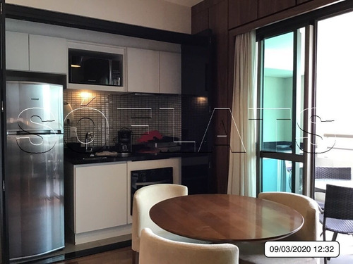 Imagem 1 de 15 de Sua Chance: Flat Em Brooklin - Berrini 2 Dorm 60m² - Sf24935