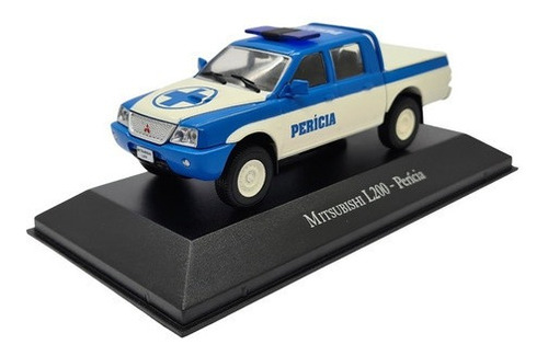 Miniatura Mitsubishi L200 Perícia Carros De Serviço 1:43