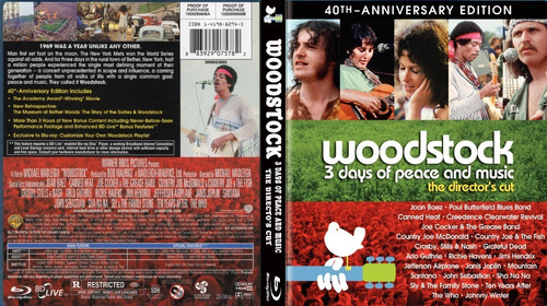 Woodstock-3 Days Of Peace And Music En Bluray. 2 Discos!