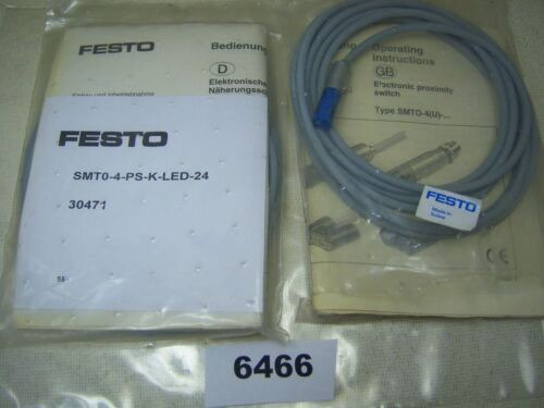2 Festo Proximity Switch Smt0-4-ps-k-led-24 24 Vdc