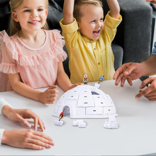 Pingüino Iglú Demolición Modelo De Hielo Juguete Educativo