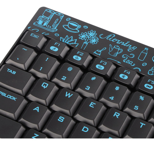 Conjunto Combinado De Teclado E Mouse Wireless Protable Mini