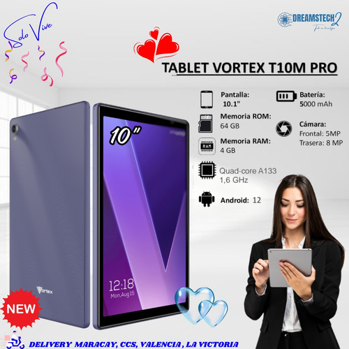 Tablet Vortex T10m Pro