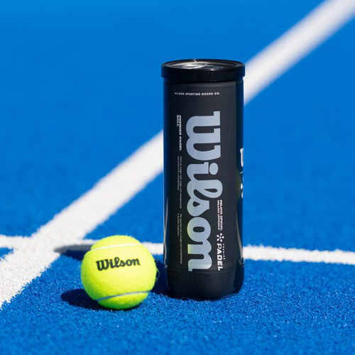 Tubo Pelotas Padel Wilson - Premier Padel X3 Color Amarillo