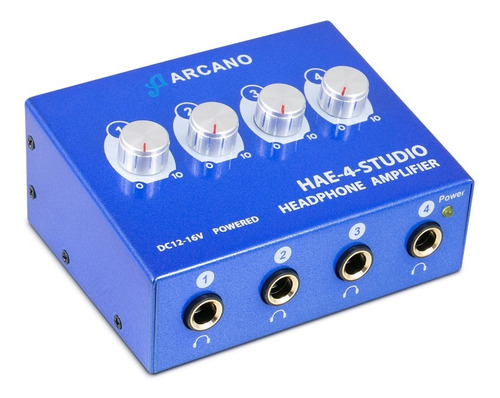 Amplificador De Som Arcano Hae-4-studio Para Fones De Ouvido