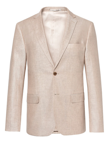 Imagen 4 de 4 de Blazer Hombre Aprez Beige New Man