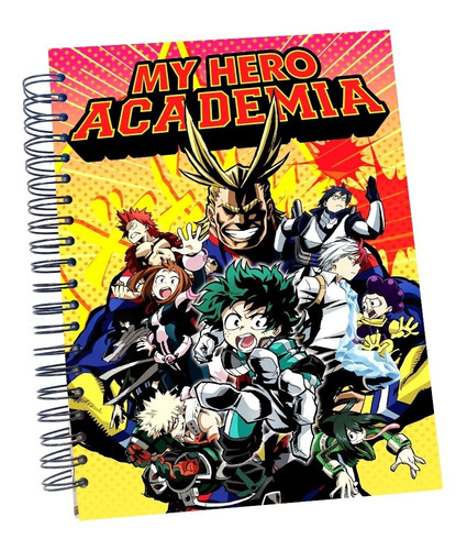Cuaderno 7 Materias My Hero Academia - Boku No Hero