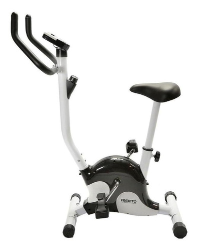 Imagen 1 de 12 de Bicicleta fija Femmto BR03 tradicional color blanco