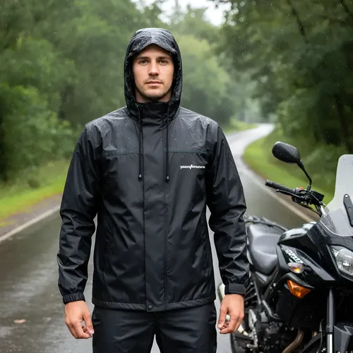 Capa De Chuva Para Motoqueiro Pantaneiro Nylon Com Capuz