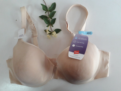 Sosten Marca Hanes Talla 36 C, Color Beige 